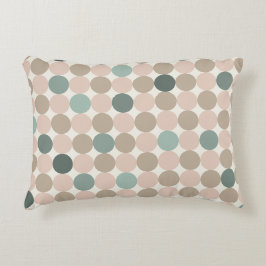 Scandinavian Geometric Accent Pillow Turquoise Dekokissen