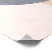 Scandinavian Half Circle Wall Art – Geometric  Poster (Ecke)