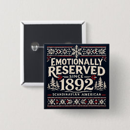 Scandinavian Humor - Emotionally Reserved Button