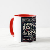 Scandinavian Humor - Emotionally Reserved  Tasse (Vorderseite Links)
