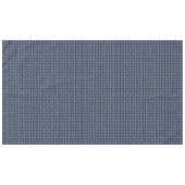 Scandinavian knitted white and blue ornament tischdecke (Vorderseite (Horizontal))