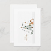 ❄️🎄 Scandinavian Minimalist Christmas Card Image Dankeskarte (Vorne/Hinten)