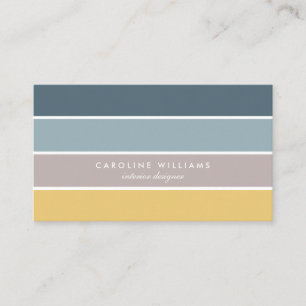 Scandinavian minimalist elegant modern lines card visitenkarte