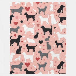 Scandinavian Minimalist Pet Blanket – Dog & Cat Fleecedecke