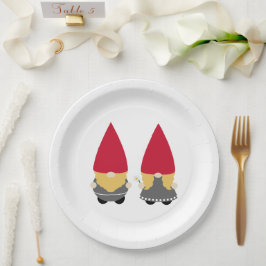 Scandinavian Nisse Tomte Gnome Pappteller