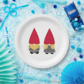 Scandinavian Nisse Tomte Gnome Pappteller (Party)