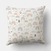 Scandinavian Pastel Baby Throw Pillow Kissen (Rückseite)