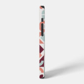 Scandinavian pattern design. Simple modern retro b iPhone Hülle (Linke Seite)