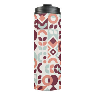 Scandinavian pattern design. Simple modern retro b Thermosbecher
