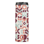 Scandinavian pattern design. Simple modern retro b Thermosbecher (Rückseite)