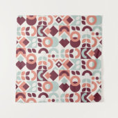 Scandinavian pattern design. Simple modern retro b Wandteppich (Vorderseite (Horizontal))