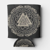 SCANDINAVIAN RUNES, NORDIC MYHOLOGY VALKNUT DOSENKÜHLER (Rückseite)