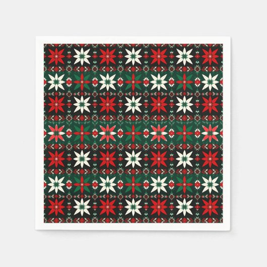 Scandinavian Selburose Christmas Edition 3 Serviette (Vorderseite)