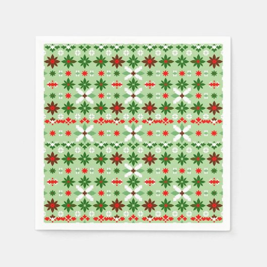 Scandinavian Selburose Christmas Edition 4 Serviette (Vorderseite)