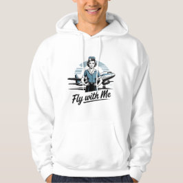 Scandinavian stewardess Adult Pullover Hoodie