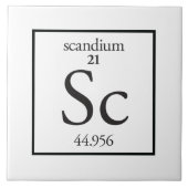 Scandium Fliese (Vorderseite)