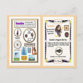 Scandra - Scandium Trading Cards Postkarte