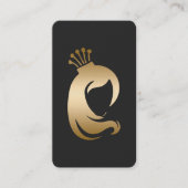 Scannable Hair Stylist Makeup Artist Visitenkarte (Vorderseite)