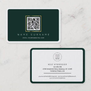Scannbarer QR-Code beruflich oder persönliches Ne Visitenkarte