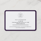 Scannbarer QR-Code beruflich oder persönliches Net Visitenkarte (Rückseite)