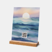 Scannbares Wiegenlied QR-Code Kinderzimmer Kunst Acrylschild (Winkel)