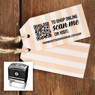 Scanne mich, um deinen QR-Code und deine Website z Permastempel