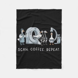 Scannen Kaffee Wiederholen Leben In Der Radiologie Fleecedecke
