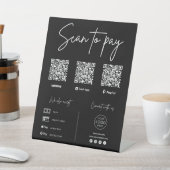 Scannen Sie den QR-Code für das Geschäft Sockelschild (In SItu)