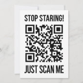Scannen Sie den QR-Code für einen Motivierend Boos Einladung (Vorderseite)