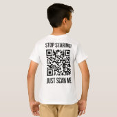Scannen Sie den QR-Code für einen Motivierend Boos T-Shirt (Schwarz voll)