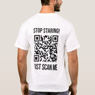 Scannen Sie den QR-Code für einen Motivierend Boos T-Shirt