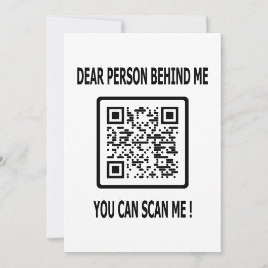 Scannen Sie den QR-Code für Inspiration Einladung (Vorderseite)