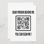 Scannen Sie den QR-Code für Inspiration Einladung (Vorne/Hinten)