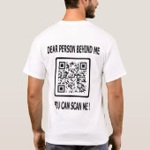 Scannen Sie den QR-Code für Inspiration T-Shirt (Rückseite)