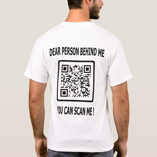 Scannen Sie den QR-Code für Inspiration T-Shirt (Rückseite)
