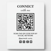 Scannen Sie den QR-Code für mein soziales Wifi-Net Fotoplatte (Vorderseite)