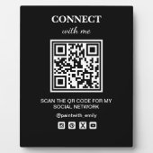 Scannen Sie den QR-Code für mein soziales Wifi-Net Fotoplatte (Vorderseite)