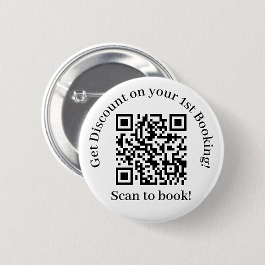Scannen Sie den QR-Code für Unternehmen zu buchen Button (Vorne & Hinten)
