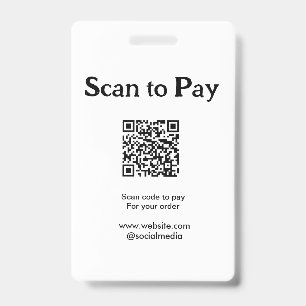 Scannen Sie den QR-Code, um für die Bestellung zu Ausweis