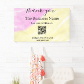 Scannen Sie den QR-Code, um uns zu folgen, danke R Banner (Insitu)