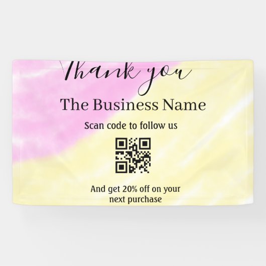 Scannen Sie den QR-Code, um uns zu folgen, danke R Banner (Horizontal)