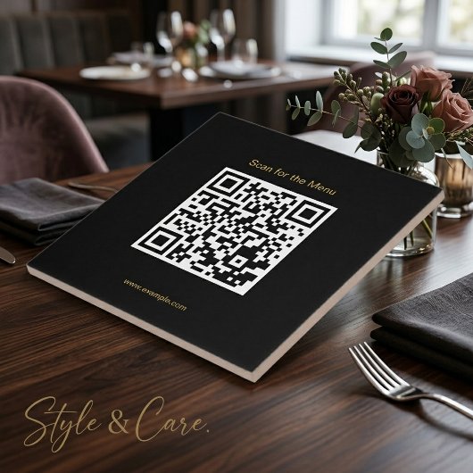 Scannen Sie den stilvollen QR-Code Keramikfliese f