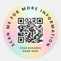 Scannen Sie Me Rainbow Pastel Color QR-Code Scanne