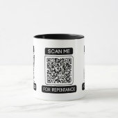 Scannen Sie mich auf Repentance Acts 3:19-20 QR Co Tasse (Zentrum)