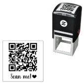 Scannen Sie mich! Herzlichen QR-Code Permastempel (Beispiel)