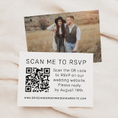 Scannen Sie mich in UAWG Wedding QR Code Foto UAWG Visitenkarte