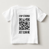 Scannen Sie mich: Tun Sie, was Ihr Soul glücklich Baby T-shirt (Rückseite)