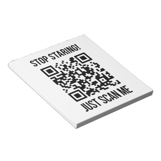 Scannen Sie mich: Tun Sie, was Ihr Soul glücklich  Notizblock (angewinkelt)