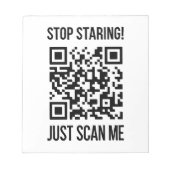 Scannen Sie mich: Tun Sie, was Ihr Soul glücklich  Notizblock (Vorderseite)