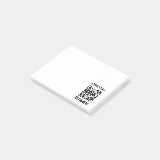 Scannen Sie mich: Tun Sie, was Ihr Soul glücklich  Post-it Klebezettel (angewinkelt)